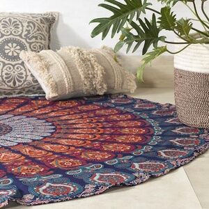 70" Round Boho Tapestry
